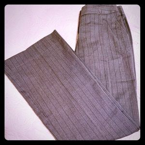 Kenneth Cole grey pinstripe pants.